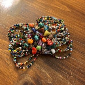 Handmade Beaded Bracelet with magnetic clasp